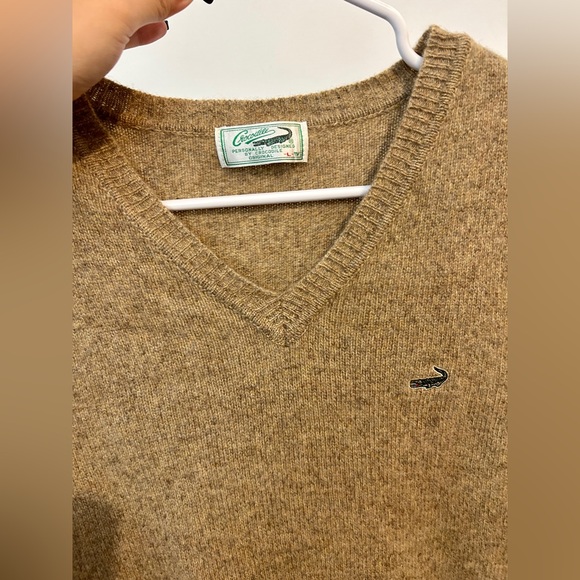 Crocodiles wool vintage vest - Picture 3 of 6